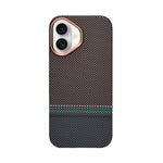 Kevlar Texture Magsafe Armor Phone Case for iPhone 17