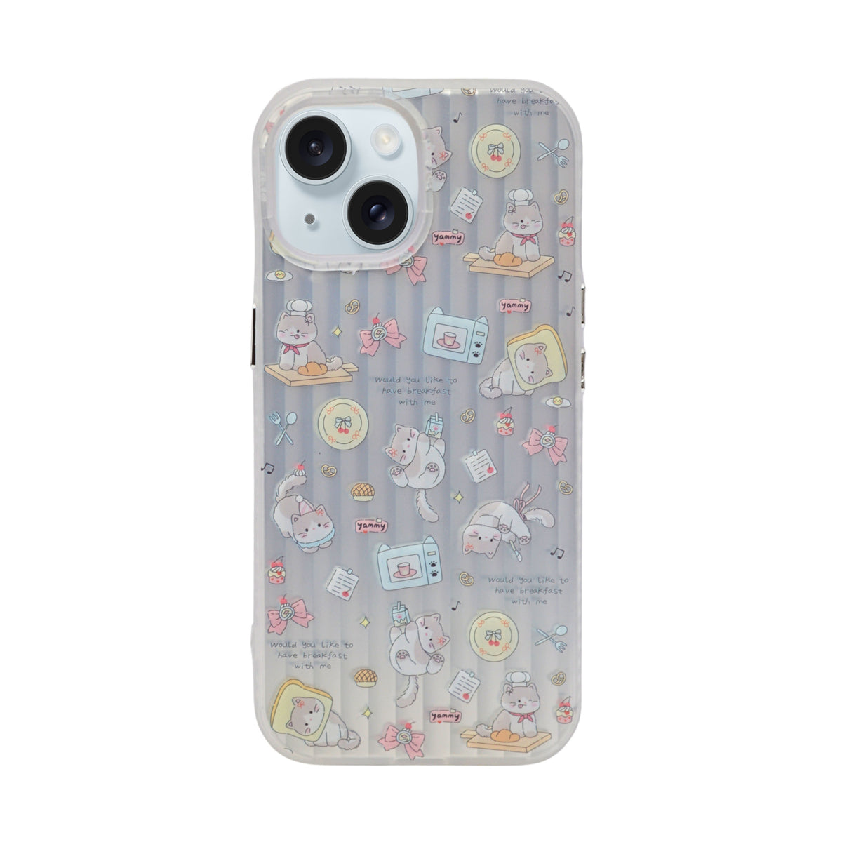 Aesthetic Bow & Floral Phone Case for iPhone 15