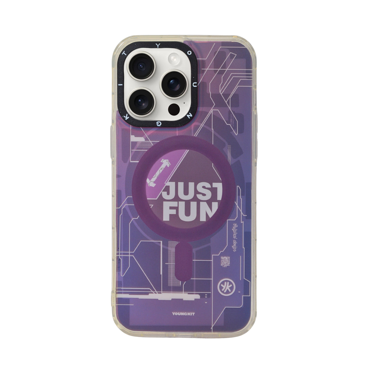 Futuristic Circuit Design MagSafe Phone Case for iPhone 13 Pro Max