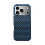 Geometric Carbon Fiber Texture Phone Case for iPhone 17 Pro Max