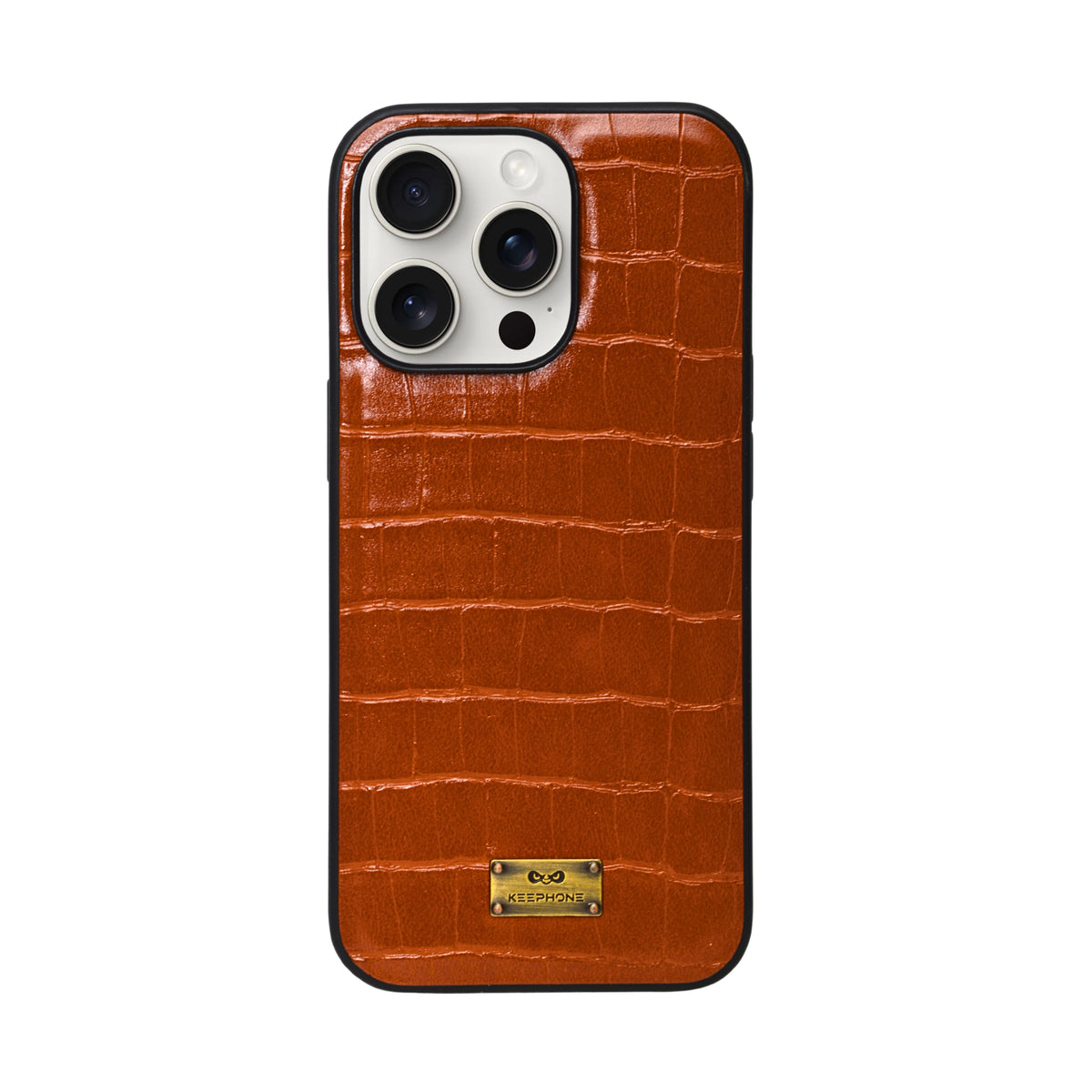 Crocodile Texture Leather Phone Case for iPhone 13 Pro