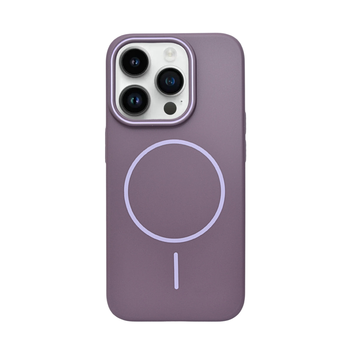 MagSafe Compatible Matte Finish Hard Plastic Phone Case for iPhone 15 Pro Max