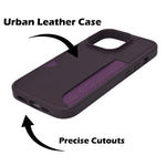 Slim Leather Wallet With Card Holder Case For iPhone 14 Pro Max