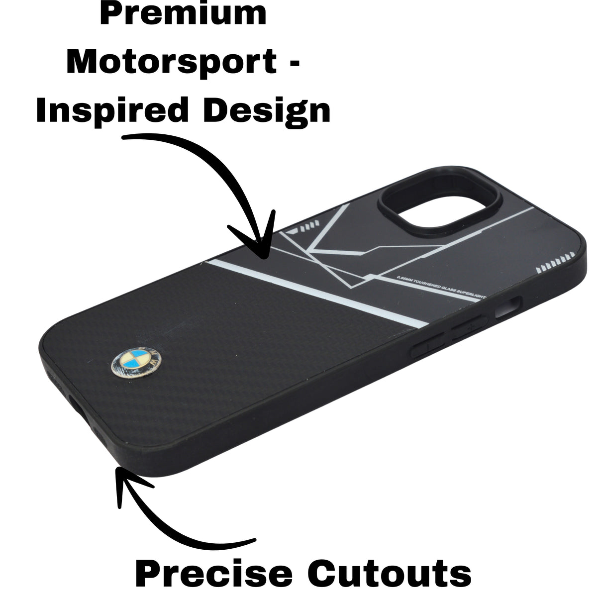 Premium Car Motorsport Edition Phone Case for iPhone 14Plus / 15Plus