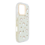 Cute Transparent Wavy Edge Phone Case for iPhone 16 Pro