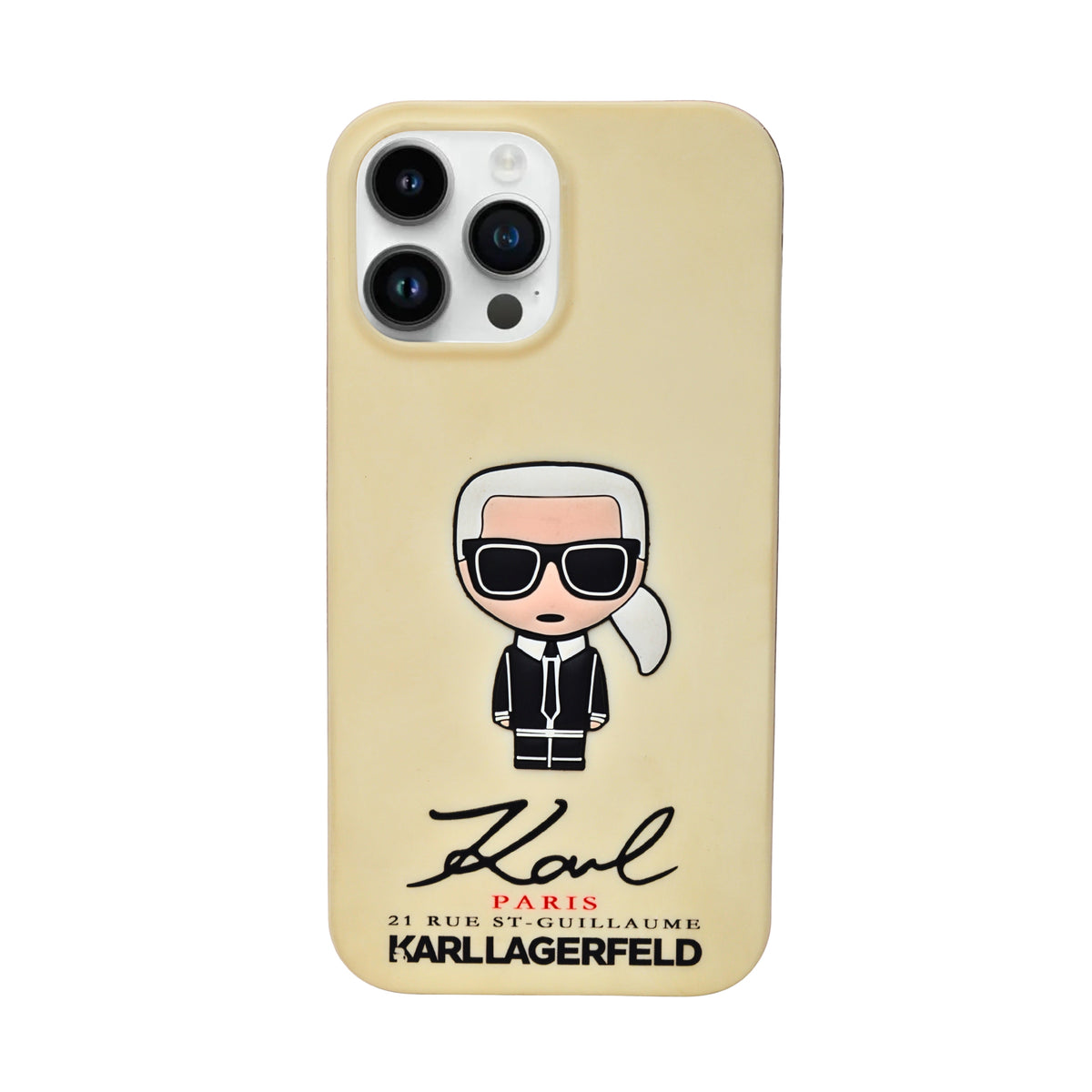 Cartoon Fashion Icon Liquid Silicone Phone Case for 13 Pro Max
