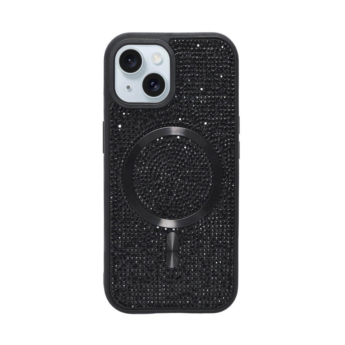 Luxury Rhinestone MagSafe Compatible Phone Case for iPhone 15