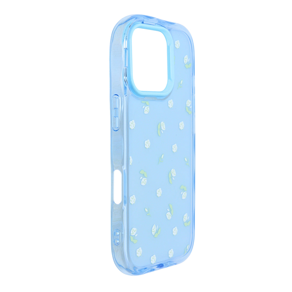Cute Transparent Wavy Edge Phone Case for iPhone 16 Pro