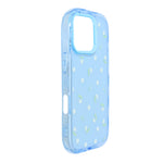 Cute Transparent Wavy Edge Phone Case for iPhone 16 Pro