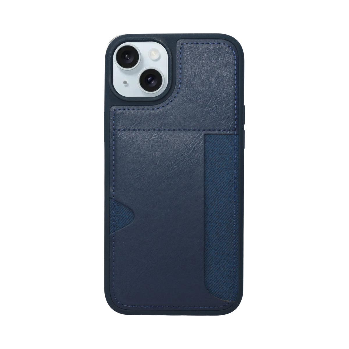 Slim Leather Wallet With Card Holder Case For iPhone 14 Plus / 15 Plus