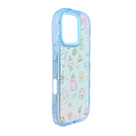 Cute Transparent Wavy Edge Phone Case for iPhone 16 Pro