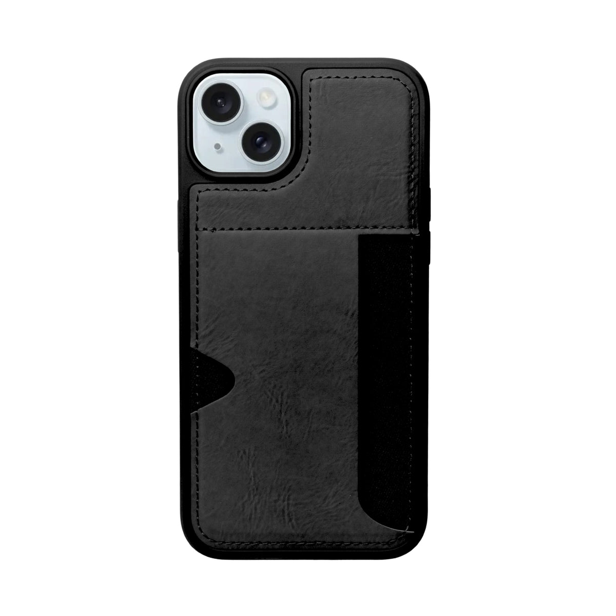 Slim Leather Wallet With Card Holder Case For iPhone 14 Plus / 15 Plus
