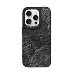 Luxury Textured Leather Finish with Raised Camera Frame Phone Case for iPhone 15 Pro