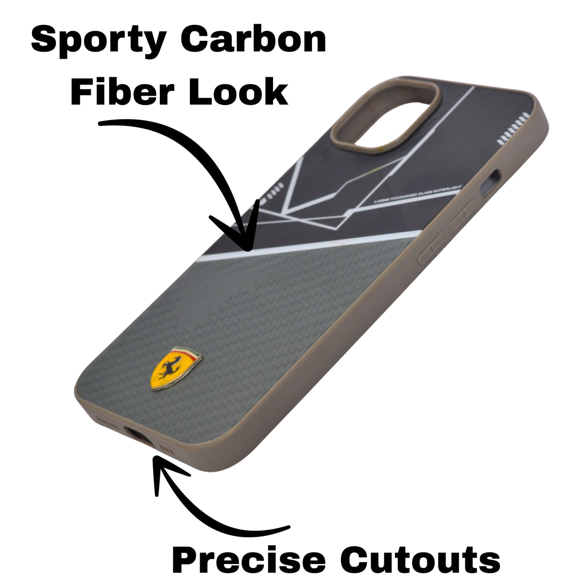 Premium Car Motorsport Edition Phone Case for iPhone 14Plus / 15Plus