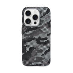Camouflage Pixel Pattern Phone Case for iPhone 15 Pro