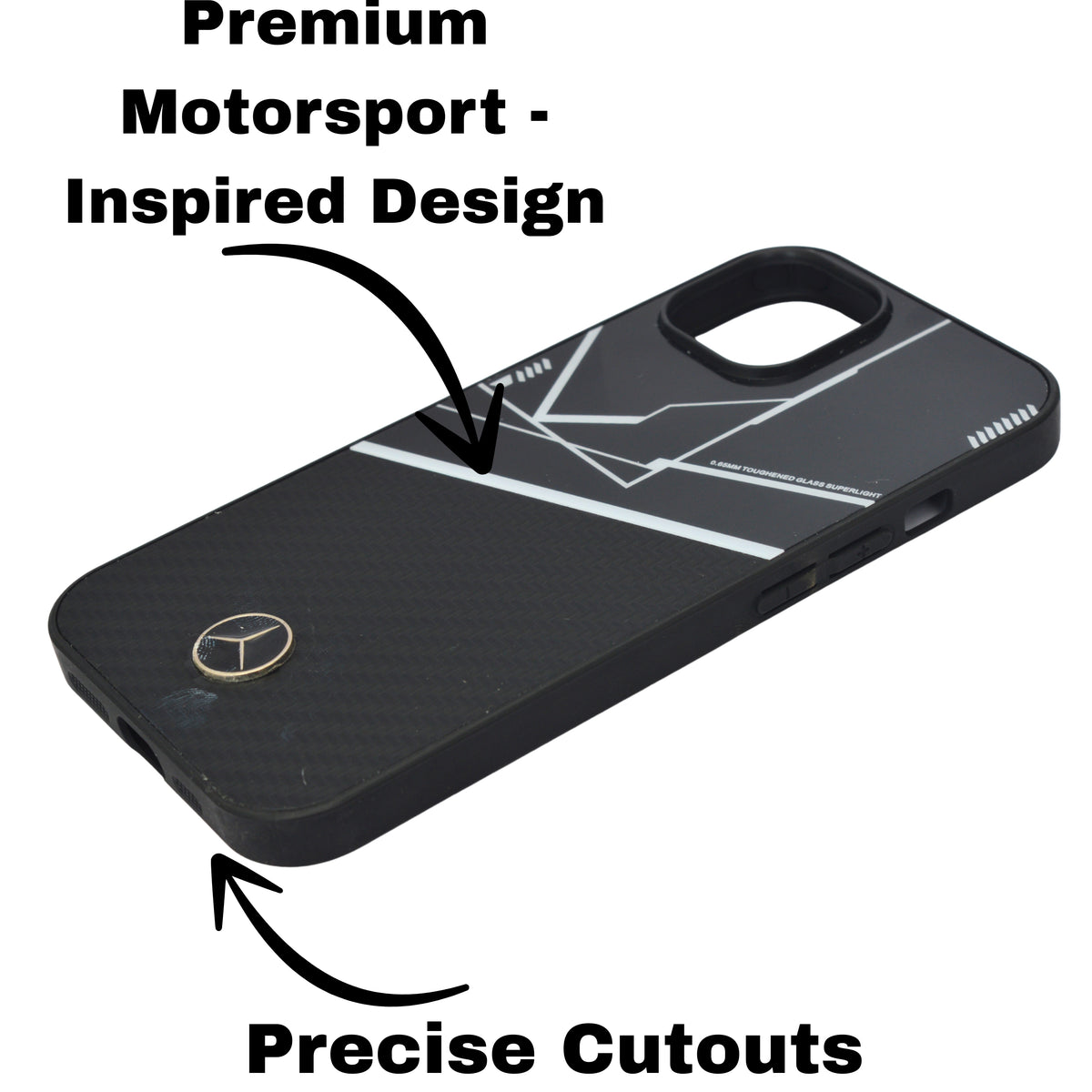 Premium Car Motorsport Edition Phone Case for iPhone 14Plus / 15Plus
