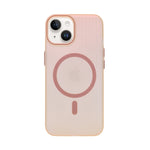 Tinted Transparent Corrugated Texture MagSafe Compatible Phone Case for iPhone 13/ 14