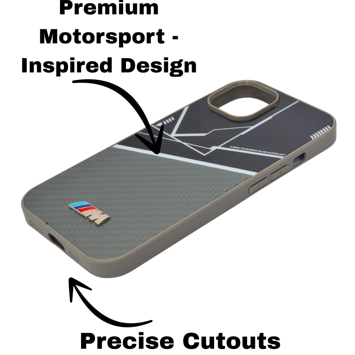 Premium Car Motorsport Edition Phone Case for iPhone 14Plus / 15Plus