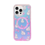 Cute Bunny Bow Design MagSafe Case – Case for iPhone 16 Pro Max