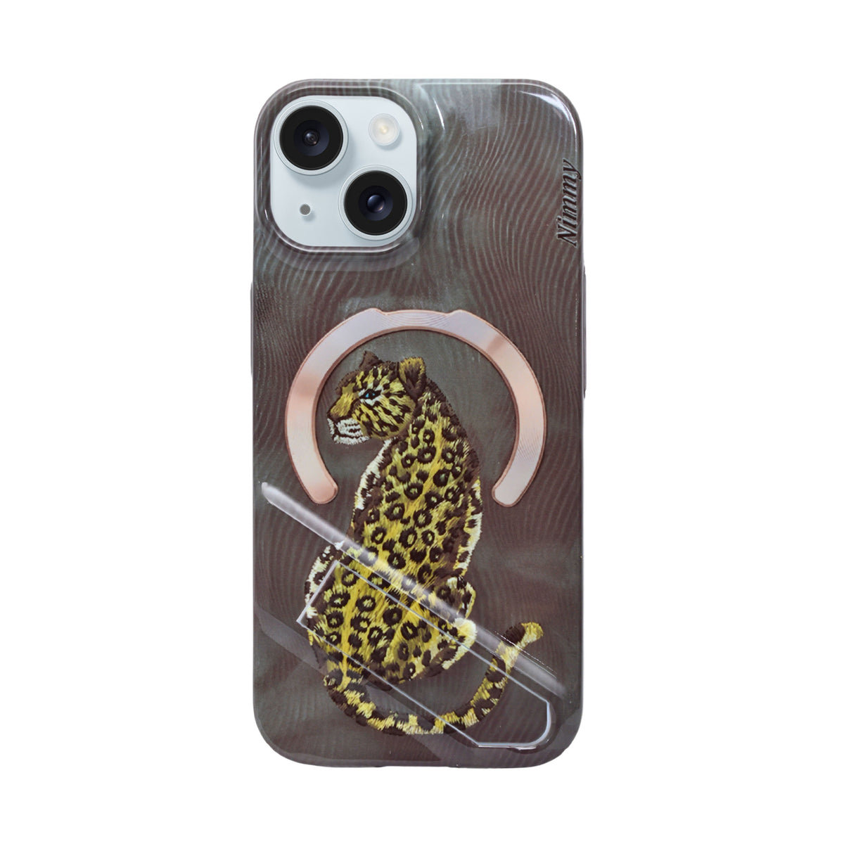Hard Printed Phone Case With Stand Back Cover For iPhone 14 Plus / 15 Plus