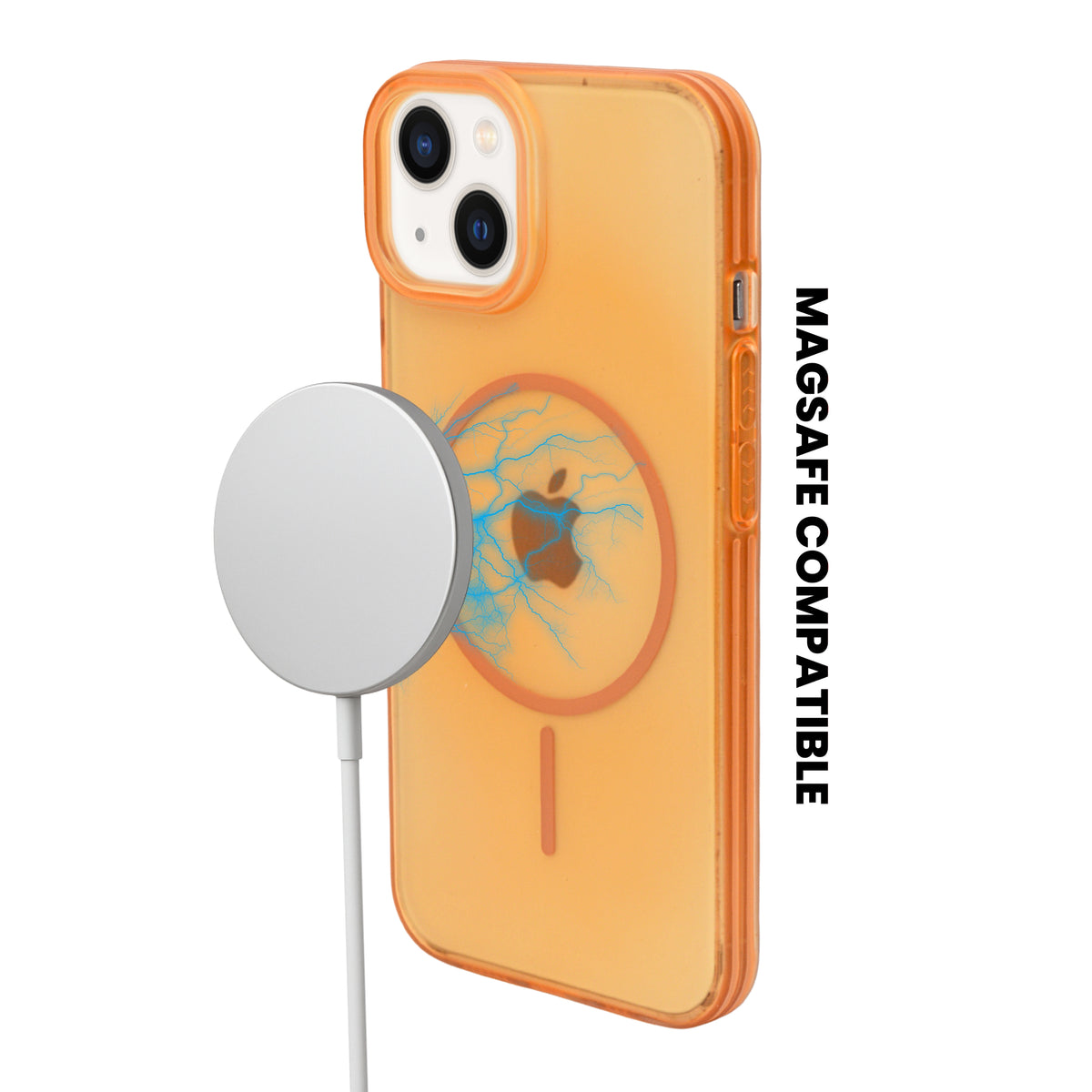 Crystal Clear Shockproof MagSafe Phone Case for iPhone 15