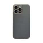 Frosted Matte Finish Transparent Phone Case for iPhone 16 Pro