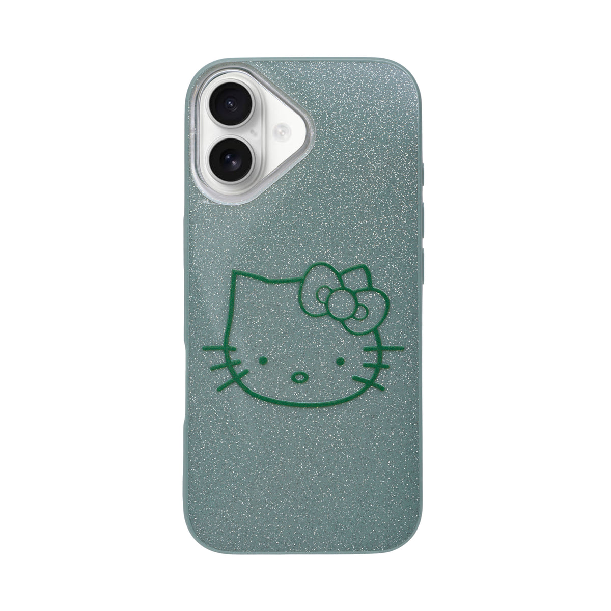 Glitter Sparkle Kitty Phone Case for iPhone 17