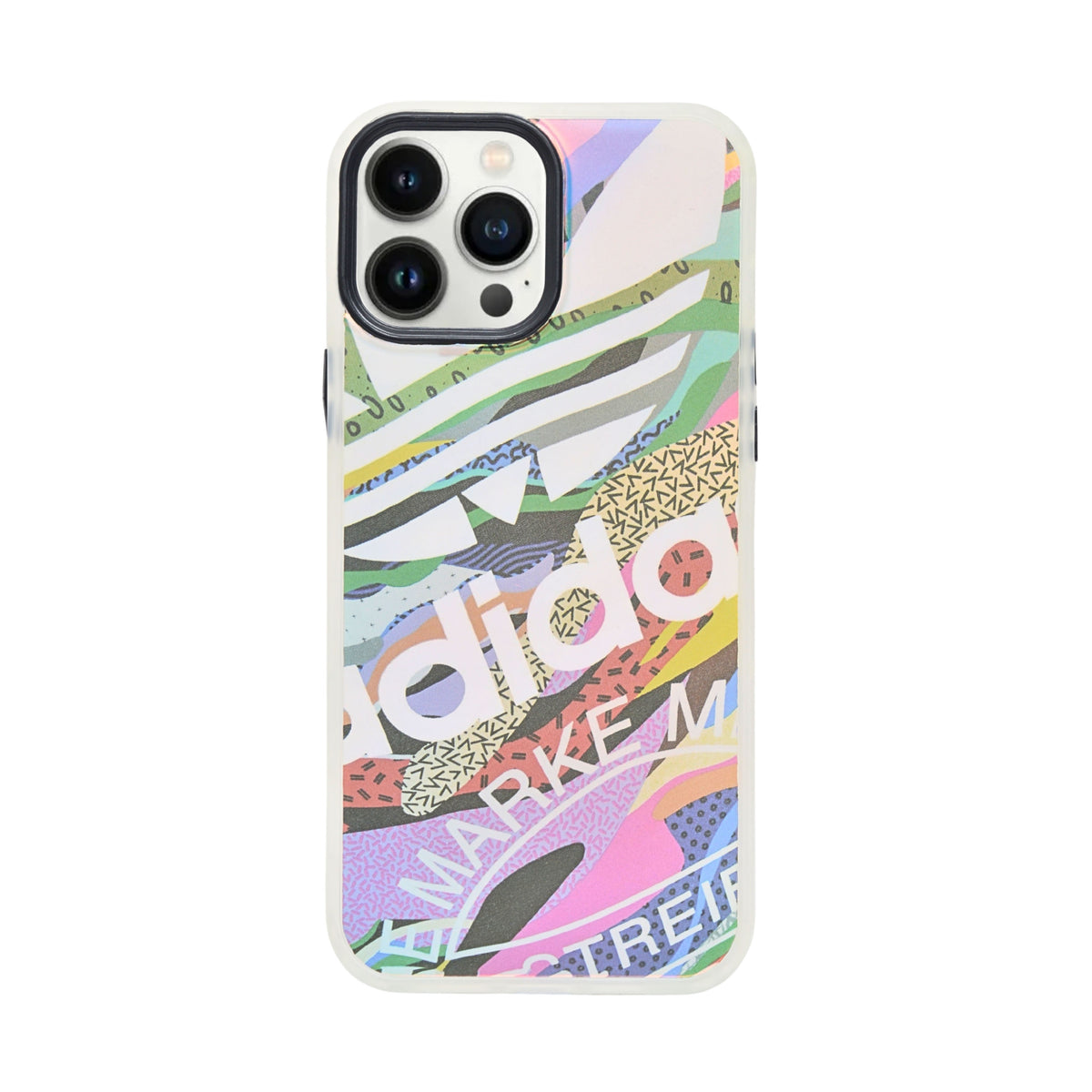 Colorful Adidas Print Phone Case for iPhone 13 Pro Max