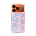 Aesthetic Bow & Floral Phone Case for iPhone 17 Pro