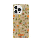 Floral Bunny Garden Design Case with Charms – for iPhone 16 Pro Max