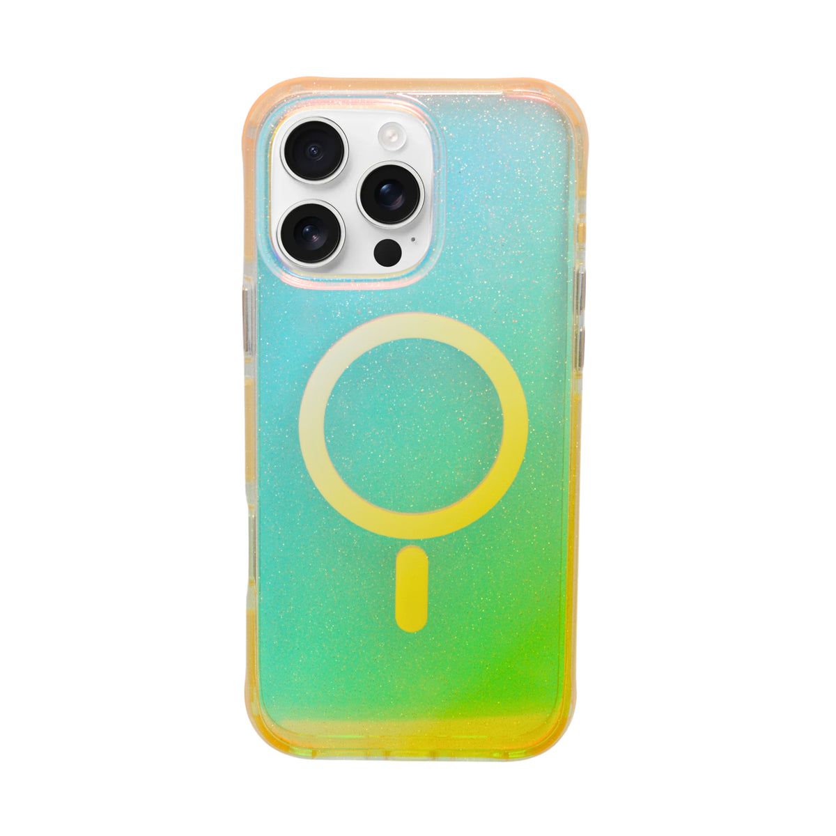 Glitter Gradient MagSafe Compatible Phone Case for iPhone 16 Pro Max