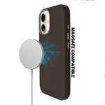 Sleek Carbon Fiber MagSafe Compatible Phone Case for iPhone 17