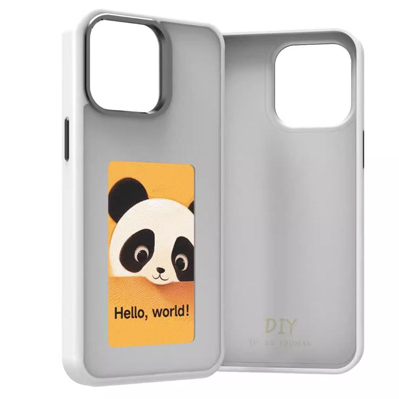 NFC Ink Screen Photo Change Case Protective Case for iPhone