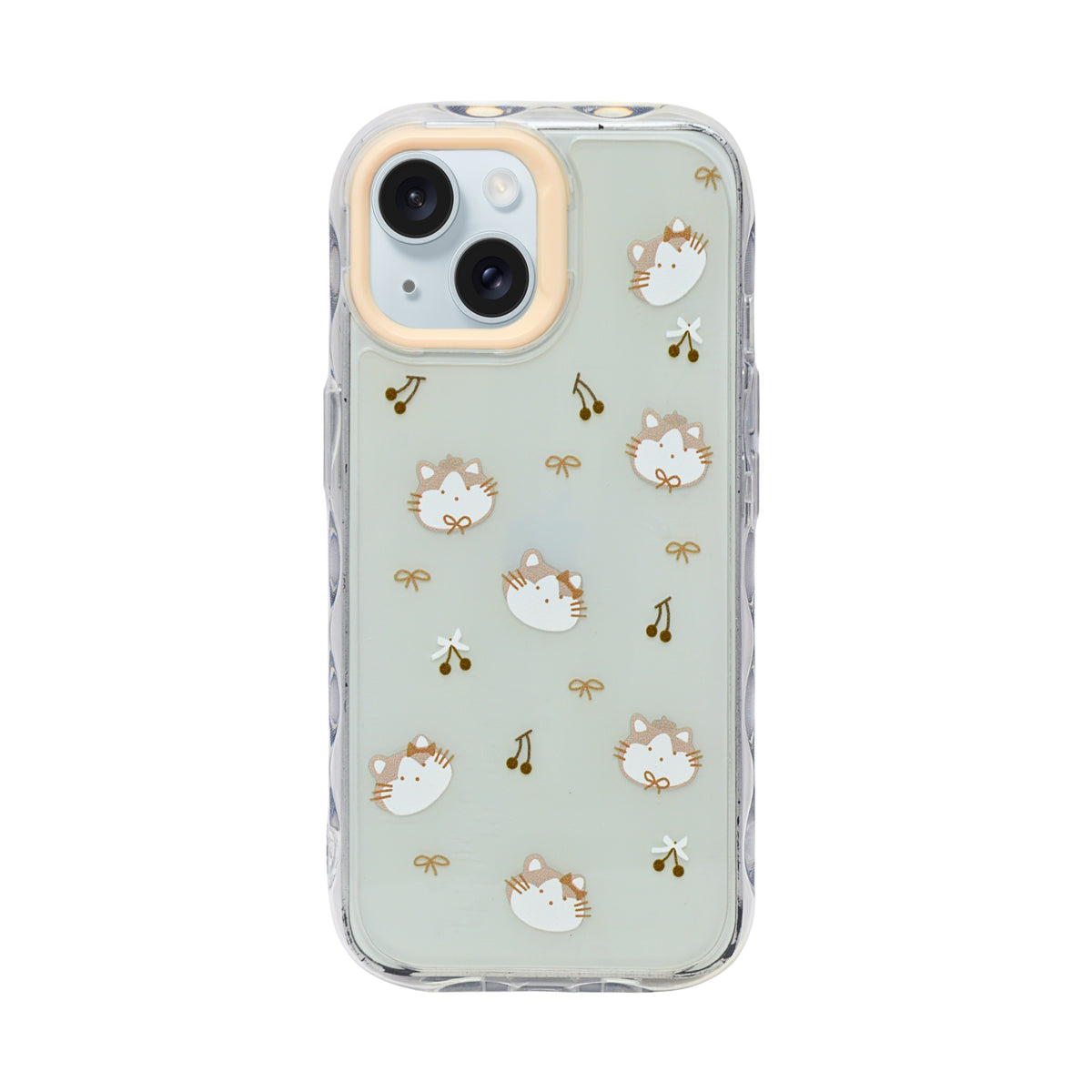 Cute Transparent Wavy Edge Phone Case for iPhone 13/ 14