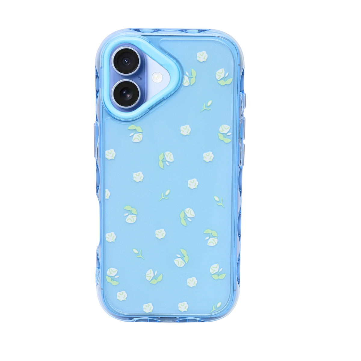 Cute Transparent Wavy Edge Phone Case for iPhone 17