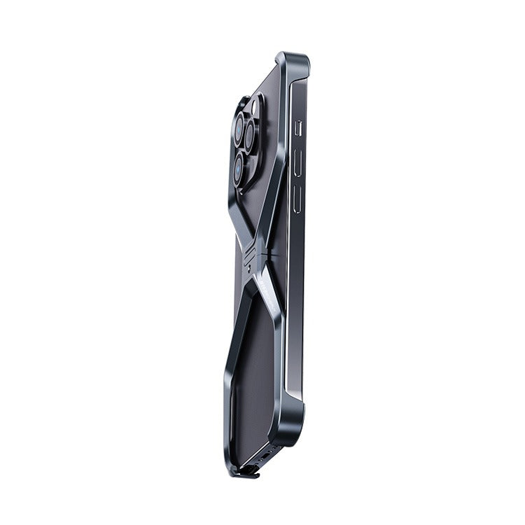 X Shape Ultra Slim Premium Frameless Metal Case for Your iPhone