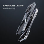 X Shape Ultra Slim Premium Frameless Metal Case for Your iPhone