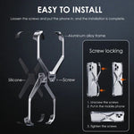 X Shape Ultra Slim Premium Frameless Metal Case for Your iPhone