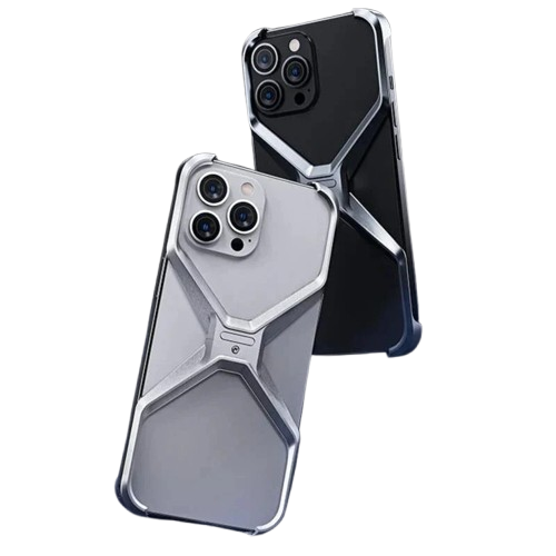 X Shape Ultra Slim Premium Frameless Metal Case for Your iPhone