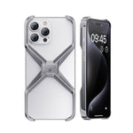 X Shape Ultra Slim Premium Frameless Metal Case for Your iPhone
